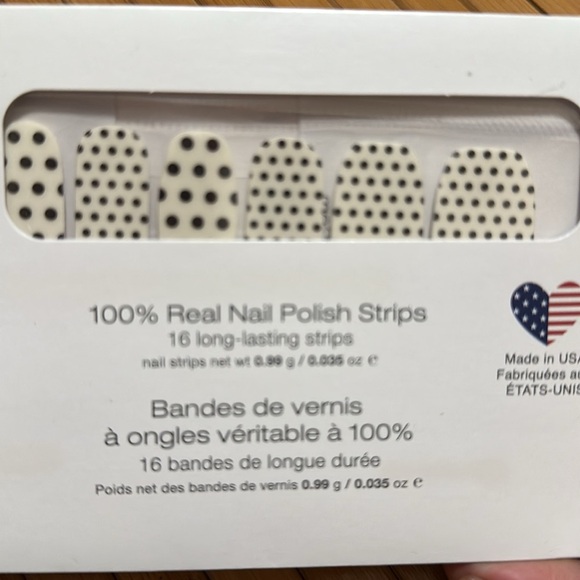 Color Street Nail Strips - Pink Glitter, Purple Glitter, Leopard, Polka Dot - Picture 5 of 5